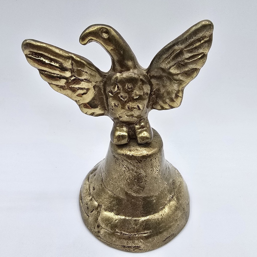 Vintage Eagle‎ Cast Brass Bell Bird